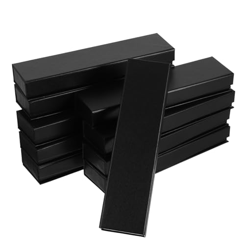 iplusmile 10 Stück Magnetische Klapp Geschenkbox für Stifte Schwarz Elegante Füllfederhalter und Kugelschreiber Aufbewahrung mit Kissen Vielseitige Schmuck und Kleinteile Box für Büro und iplusmile 10 Stück Magnetische Klapp Geschenkbox für Stifte Schwarz Elegante Füllfederhalter und Kugelschreiber Aufbewahrung mit Kissen Vielseitige Schmuck und Kleinteile Box für Büro und von iplusmile