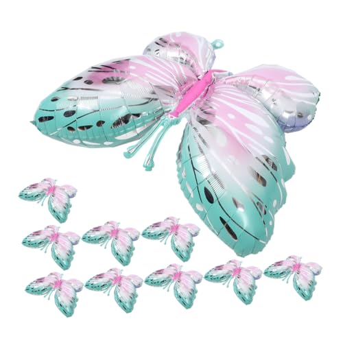 iplusmile 10Stücke Aluminium Folienballons Schmetterling für Geburtstagsfeiern und Partydekoration Eleganter Party Layout Hochwertige Fotorequisiten für Indoor und Outdoor Events iplusmile 10Stücke Aluminium Folienballons Schmetterling für Geburtstagsfeiern und Partydekoration Eleganter Party Layout Hochwertige Fotorequisiten für Indoor und Outdoor Events von iplusmile