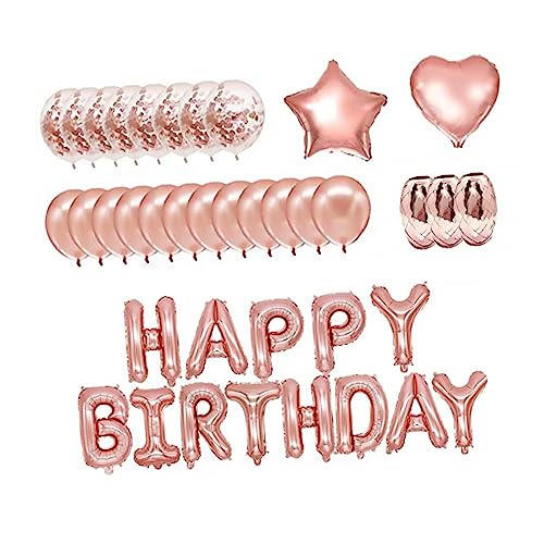 iplusmile 1Satz Teiliges Partyballons für Geburtstagsfeiern Roségoldene Glitzerballons Fünfzack Aluminiumfolie Dekoration für Unvergessliche Feiern iplusmile 1Satz Teiliges Partyballons für Geburtstagsfeiern Roségoldene Glitzerballons Fünfzack Aluminiumfolie Dekoration für Unvergessliche Feiern von iplusmile