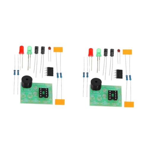 iplusmile 2 Sätze Elektronischer Bausatz Elektronischer Komponentensatz Elektronikbausatz Selber Machen Elektronik-lernset Diy-lötübungsset Epoxidharz 3 Stück * 2 von iplusmile