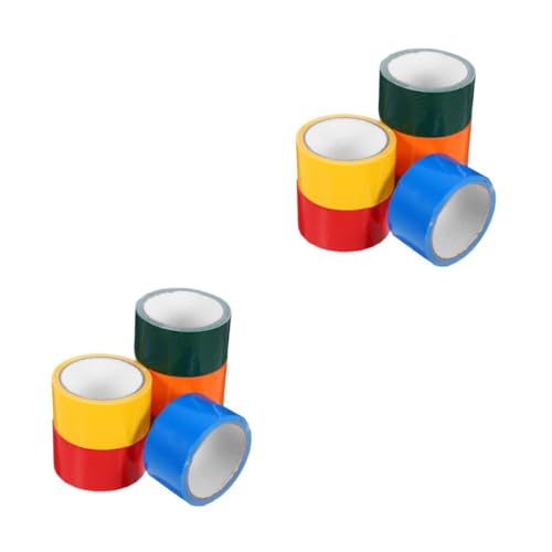 iplusmile 2 Sätze Farbiges Klebeband Farben Von Klebeband Massenband Klebeband Strapazierfähig Wasserdicht Bastelband Klebeband Multi Bunte Klebebänder Bulk-klebeband Stoff 6 Rollen * 2 von iplusmile