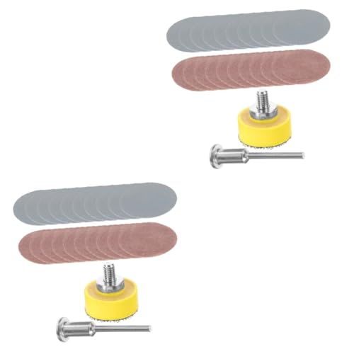 iplusmile 2 Sätze Sandpapier Haken und Schleifteller Maschine Multitool-Schleifpads Schleifscheiben schleifpapier set Schleifpapier für Pads Industrie-Schleifpads Bohrwerkzeuge Metall von iplusmile