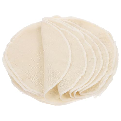 iplusmile 20Pcs Runde Baumwollgarn -Dampfertuch Wiederverwendbarer Haushaltsdampfer Liner Stoffnetzmattenmatten Dampfbrötchen Knödel Backkochwerkzeug von iplusmile