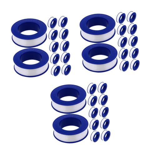 iplusmile 3 Sätze 3 Sets Rohes Klebeband Duschband Duschband Für Duschkopf Klempnerband Dichtungsklempnerband Für Waschbecken Schlauchband Wasserdichtband Wasserhahnband 12 Rollen * 3 von iplusmile