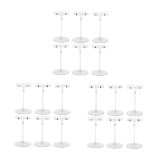 iplusmile 3 Sätze Disc-etikettenhalter Clips Für Preisschilder Etiketten Für Metro-racks Verkaufsschilder-clip Für Einzelhandelsgeschäft Schilderclips Zur Anzeige Disc-clip Abs 6 Stück * 3 von iplusmile