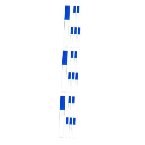 iplusmile 3 Sätze Thermometer Schutzfass Nähnadel Organizer Thermometer Aufbewahrungsrohr Thermometer Schutzhalter Nähnadelhalter Handarbeitsaufbewahrung Transparenter 6 Stück * 3 von iplusmile