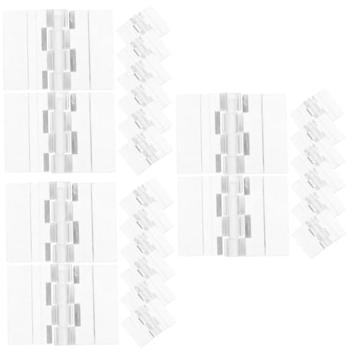 iplusmile 30 Stk Scharniertürscharnier Scharniere Für Küchenschränke Kleine Scharniere Für Das Handwerk Mini-scharniere Durchgehendes Scharnier Stoßscharniere Für Schranktüren Acryl von iplusmile