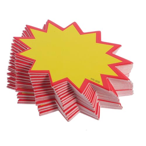 iplusmile 300pcs Leere Preisbezeichnungen Einkaufszentren Preisschilder Anzeichen Helle Farbpreise Für Werbeetiketten von iplusmile