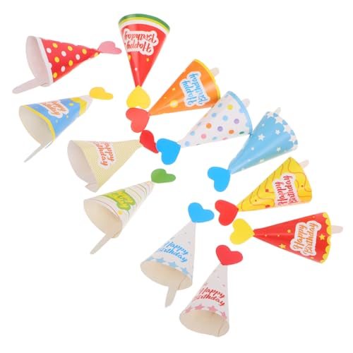 iplusmile 36 Stück Kuchenhutdekoration Mini-Cupcake-Dekorationen Kegelhüte für Geburtstagsfeiern kuchendekoration selber machen Mini-Kuchendekorationen Hut Kinderpartyhüte Eistüte Papier iplusmile 36 Stück Kuchenhutdekoration Mini-Cupcake-Dekorationen Kegelhüte für Geburtstagsfeiern kuchendekoration selber machen Mini-Kuchendekorationen Hut Kinderpartyhüte Eistüte Papier von iplusmile