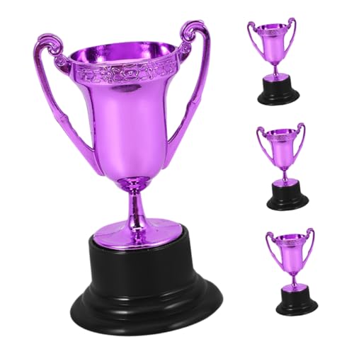iplusmile 4 Stück Trophäendekoration Trophäen vergeben Sporttrophäen Kleiner Trophäenbecher aus Kunststoff Party Gefälligkeiten Mini-Trophäen Pokale für Sieger kleine Trophäe Plastik Violett iplusmile 4 Stück Trophäendekoration Trophäen vergeben Sporttrophäen Kleiner Trophäenbecher aus Kunststoff Party Gefälligkeiten Mini-Trophäen Pokale für Sieger kleine Trophäe Plastik Violett von iplusmile