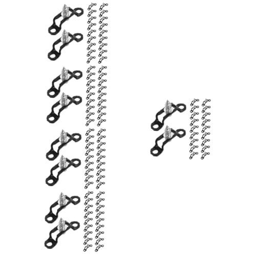 iplusmile 5 Sätze Anschlüsse Aus Edelstahl Spannklemmen Kabelbinder Riemen Praktische Verschraubung Unsichtbare Verbindungsteile Schlauchschelle U Klemmen Rostfreier Stahl Black 20 Stück * 5 von iplusmile