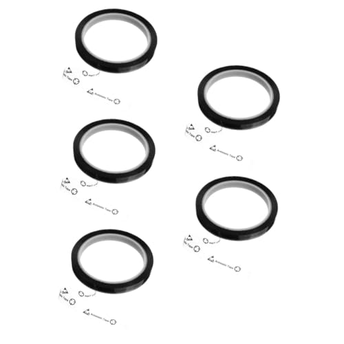 iplusmile 5st Antistatisches Klebeband Antistatisches Warnband Versiegelndes Verpackungsband Sperrband Festes Band Leitfähiges Klebeband Emi-abschirmband Leitfähiges Band Abdeckband Opp von iplusmile