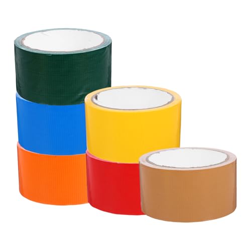 iplusmile 6 Rollen Farbiges Klebeband Für Unterrichtsstoff Buntes Klebeband Farbiges Klebeband Bulk Klebeband von iplusmile