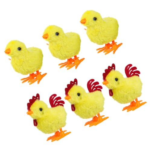 iplusmile 6 Stück Auf Dem Uhrwerk Küken Vogel-Intelligenz- Gastgeschenke Für Kindergeburtstage Aufziehbare Tierspielzeuge Partygeschenke Simulationshuhn Gelb Plüsch iplusmile 6 Stück Auf Dem Uhrwerk Küken Vogel-Intelligenz- Gastgeschenke Für Kindergeburtstage Aufziehbare Tierspielzeuge Partygeschenke Simulationshuhn Gelb Plüsch von iplusmile