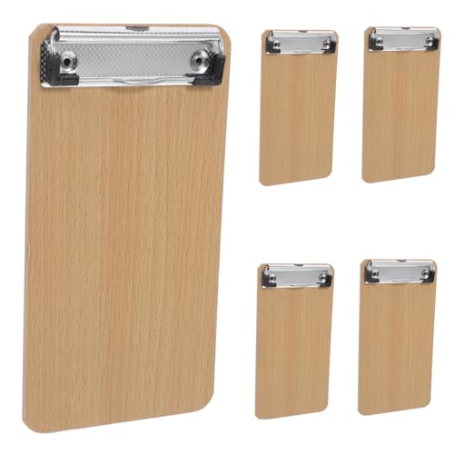 iplusmile 6st Plankenklemme Reißbrett-clips Tragbares Klemmbrett Klemmbretter Im Letter-format Büro-klemmbrett Office-dokumentenklammern Low-profile-clip Gastserverplatine Kasse Khaki von iplusmile