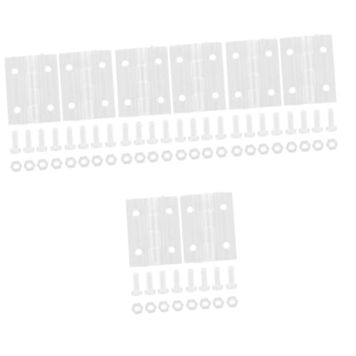 iplusmile 8 Sets Scharnier Riegel Über Dem Deckel Stützkette Garage Tragbarer Schraubenschlüssel Europäischer Pivot Offener Doppeltür Aufhänger Robuste Klappbare Regalhalterungen von iplusmile