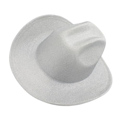 iplusmile Glänzender Cowgirl Hut Damen Western Partyhut für Festival Karneval Cosplay Leicht und Strapazierfähig Weiß iplusmile Glänzender Cowgirl Hut Damen Western Partyhut für Festival Karneval Cosplay Leicht und Strapazierfähig Weiß von iplusmile