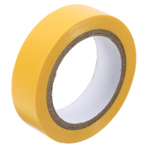 iplusmile Isolierband Starkes Klebeband Wasserdichtes Sicherheitsband Hitzebeständiges Klebeband Elektroband Mit Drahtbemessung Bastelband Elektrikerband-sortiment Yellow Pvc von iplusmile