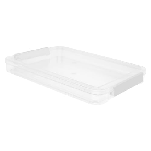 iplusmile Kasten Aktenbox aktenordner Archivbox Bürobedarf Aufbewahrung aufbewahrungssystem büromaterial Organizer-Hüllen für Dokumentenpapier stapelbare Lagerbehälter Acryl Transparent von iplusmile