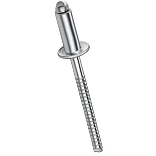 irsa24 25 STK. Blindnieten Nieten Edelstahl A2/A2 Flachkopf (5.0 x 16 mm) von irsa24