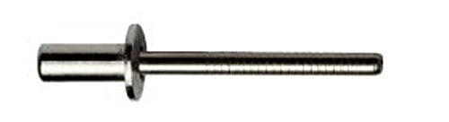 irsa24 25 STK. Dichtniete Nieten Edelstahl A2 / Edelstahl A1 Flachkopf Dichtnieten (3.2 x 9.5 mm) von irsa24