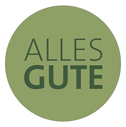 itenga 24x Sticker Alles GUTE (Motiv 20) 4cm Geschenk Aufkleber runde Spruch Etiketten von itenga