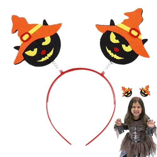 itrimaka Stirnband Halloween,Halloween Stirnband | Kopfbedeckung Haarschmuck Halloween Cosplay Haarreifen - Selbstklebende Halloween-Dekorationen, Partygeschenke, Haarreifen für Erwachsene, Halloween von itrimaka