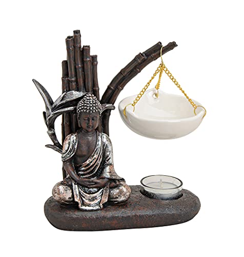 itsisa Duftlampe Buddha, Verdunster Buddha, Aromalampe für Duftöl und Duftwachs von itsisa