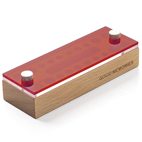 iwoohome Jungen Milchzahndose Mädchen Zahnbox für Milchzähne aus Holz und Acryl für Mädchen und Jungen Geschenkideen von iwoohome