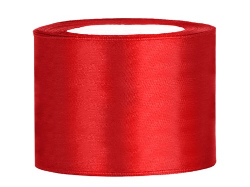 Satinband Dekoband 50 mm breit (rot) von jakopabra