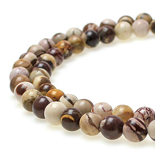 jartc Perlen Für Energie Armbänder Yoga Armband Armband DIY Natürliche Australia Zebra Jasper 38 Stück, 34 CM, 10 mm von jartc