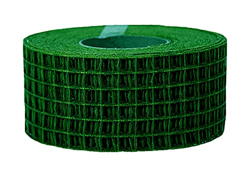 Gitterband Careeband, Netzband in verschiedenen Farben, 4,5 cm breit, 10 Meter lang (Dunkelgrün) von jb