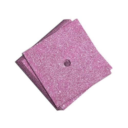 Packung mit 10 eleganten glitzernden Kartons für Abschlussfeiern, Basteldekorationen, Hutverzierungen, Bastelmaterialien Packung mit 10 eleganten glitzernden Kartons für Abschlussfeiern, Basteldekorationen, Hutverzierungen, Bastelmaterialien von jdstty
