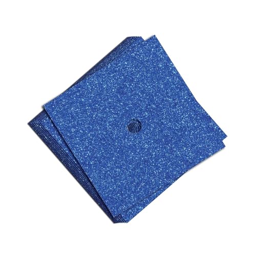 Packung mit 10 eleganten glitzernden Kartons für Abschlussfeiern, Basteldekorationen, Hutverzierungen, Bastelmaterialien Packung mit 10 eleganten glitzernden Kartons für Abschlussfeiern, Basteldekorationen, Hutverzierungen, Bastelmaterialien von jdstty