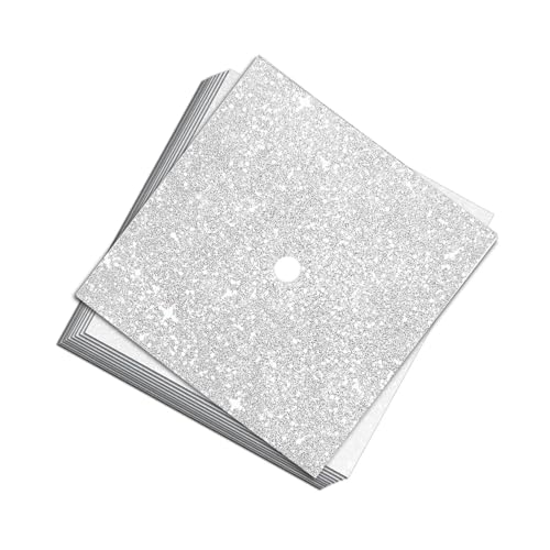 Packung mit 10 eleganten glitzernden Kartons für Abschlussfeiern, Basteldekorationen, Hutverzierungen, Bastelmaterialien Packung mit 10 eleganten glitzernden Kartons für Abschlussfeiern, Basteldekorationen, Hutverzierungen, Bastelmaterialien von jdstty