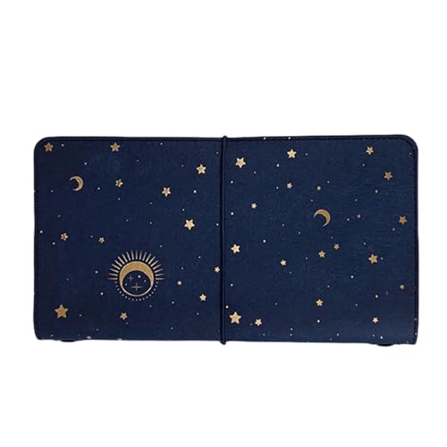 Starry Journal Notizbuch Elastischer Schnurverschluss Nachfüllbares Bindemittel Notizbuch Unliniertes Papier Für Damen Und Herren Zum Schreiben von jdstty