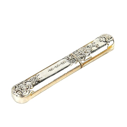 jdstty Elegantes Nadeletui Aus Metall Zum Nähen Von Fingerhüten Ringen Perfektes Nähwerkzeug Ahle Für Handwerksliebhaber Aufbewahrungshalter Vintage Look von jdstty