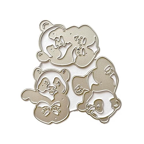 jdstty Panda Metall Stanzformen Schablonen Für Scrapbooking Dekorative Prägung Papier Karten Vorlage Stanzungen von jdstty