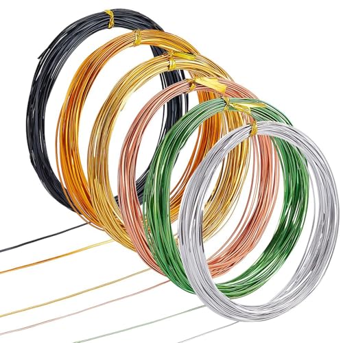 6 Brötchen Multifunktionales Aluminiumdrahtschmuck Schmuck Wirbel Metall Biegen Praktisches Metall 6 Brötchen Multifunktionales Aluminiumdrahtschmuck Schmuck Wirbel Metall Biegen Praktisches Metall von jebyltd