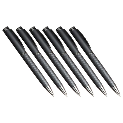 6 Stück Kugelschreiber, 0,5 mm, Metallic-Stift, leichter Schreibstift, Business-Stift, Büro, Geschenk, Stift für Büro, Schule, leichter Schreibstift von jebyltd