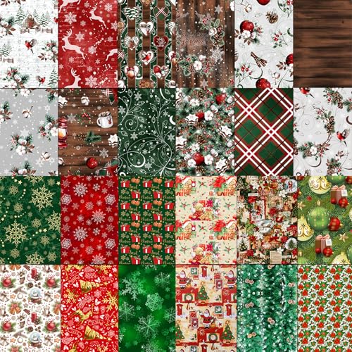 48 Blatt 15*15cm Weihnachten Scrapbooking Papier Motivpapier Bastelpapier Dekopapier Merry Christmas Pattern Paper Designpapier 12 Motiv zum Weihnacten DIY Basteln für Fotoalbum Bullet Journal von jenich