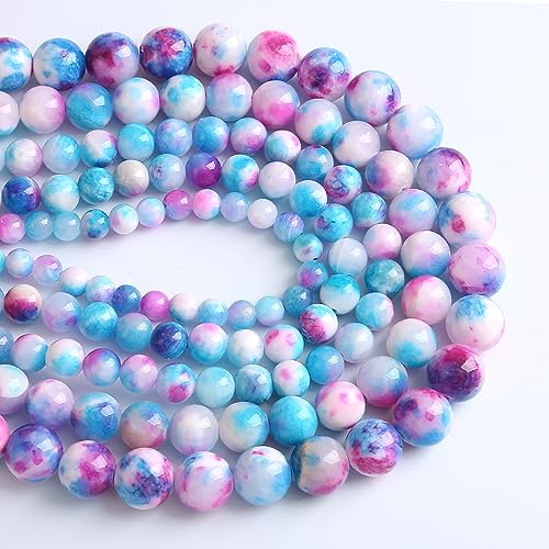 10 mm 38 Stück blaue Rose persische Jade Abstandshalter lose Perlen für Schmuckherstellung DIY Armband Halskette von jiejinyu