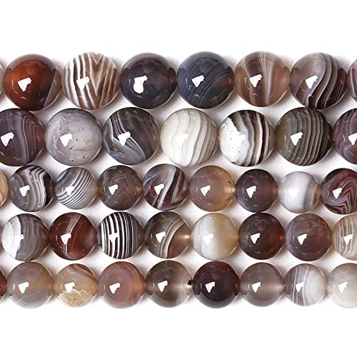 6 mm 60 Stück natürliche Edelsteine Botswana Sardonyx Achat Perlen für Schmuckherstellung DIY Armband von jiejinyu