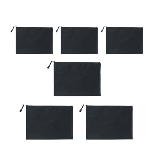 Dokumentenmappe mit Reißverschluss, wasserabweisend, Oxford-Stoff, Dokumentenmappe, Geldtasche, Organizer, Aufbewahrungstaschen, Banktasche mit Reißverschlüssen, 6 Stück Dokumentenmappe mit Reißverschluss, wasserabweisend, Oxford-Stoff, Dokumentenmappe, Geldtasche, Organizer, Aufbewahrungstaschen, Banktasche mit Reißverschlüssen, 6 Stück von jiingekk