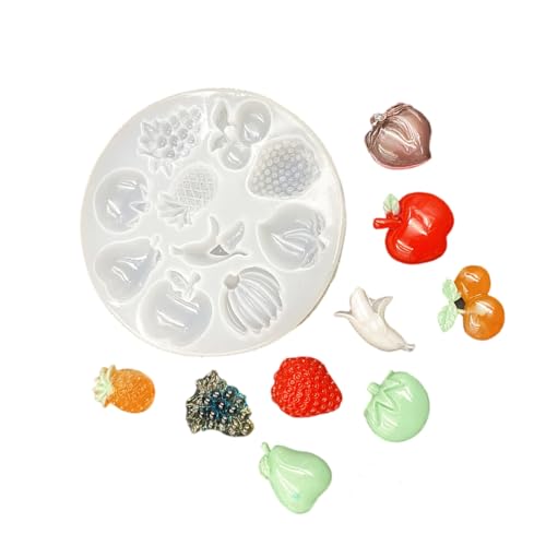 Silikon-Schlüsselanhänger-Formen, Harz, Schmuckformen, Obstform, Ohrringformen, Epoxidharz, Zubehör für die Herstellung von Zubehör, realistische Obst-Anhängerform Silikon-Schlüsselanhänger-Formen, Harz, Schmuckformen, Obstform, Ohrringformen, Epoxidharz, Zubehör für die Herstellung von Zubehör, realistische Obst-Anhängerform von jiingekk