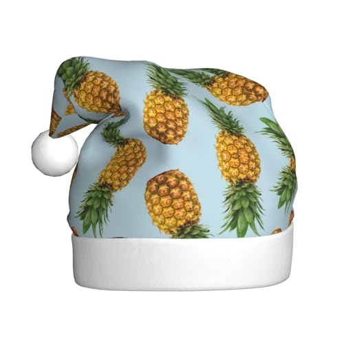 jingong Weihnachtsmützen mit Ananas-Aufdruck, festliche Kopfbedeckung, Winter-Accessoire, Partyzubehör, 3 Stück von jingong