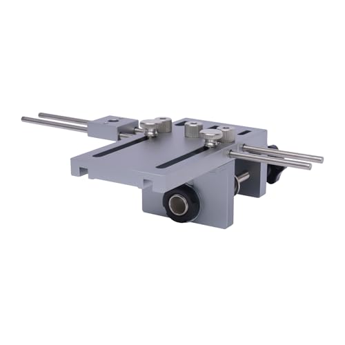 jiongcln 3-in-1 Dowel Jig Dübelvorrichtung Bohrschablone mit 6/8/10 mm Dübellochbohrer Führungsset von jiongcln