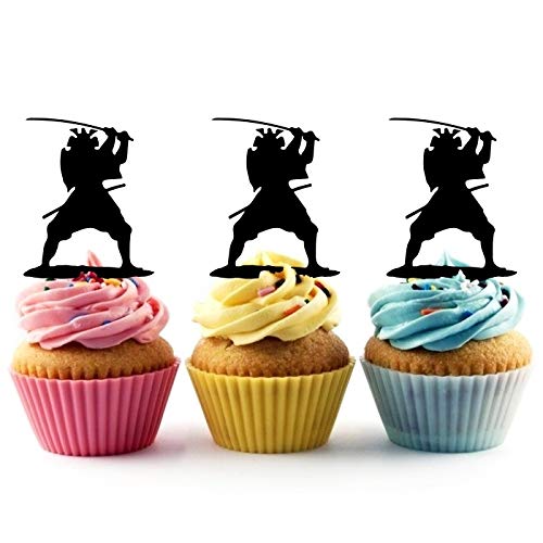 Innovedesire Japan Samurai Kuchenaufsätze Hochzeit Geburtsta Acryl Dekor Cupcake Kuchen Topper Stand für Kuchen Party Dekoration 10 Stück Innovedesire Japan Samurai Kuchenaufsätze Hochzeit Geburtsta Acryl Dekor Cupcake Kuchen Topper Stand für Kuchen Party Dekoration 10 Stück von jjphonecase