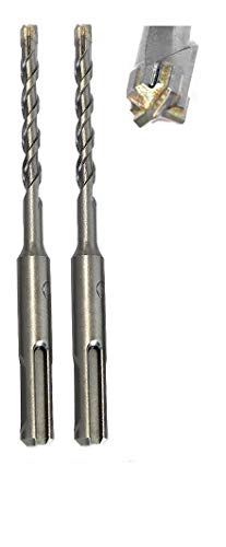 jw-germany 2 Stück HM - SDS PLUS High-Quality Hammerbohrer Betonbohrer Z= 4 mit Zentrierspitze… (SDS-PLUS 5 x 110mm) von jjw-germany