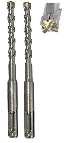 jw-germany 2 Stück HM - SDS PLUS High-Quality Hammerbohrer Betonbohrer Z= 4 mit Zentrierspitze… (SDS-PLUS 8 x 160mm) von jjw-germany